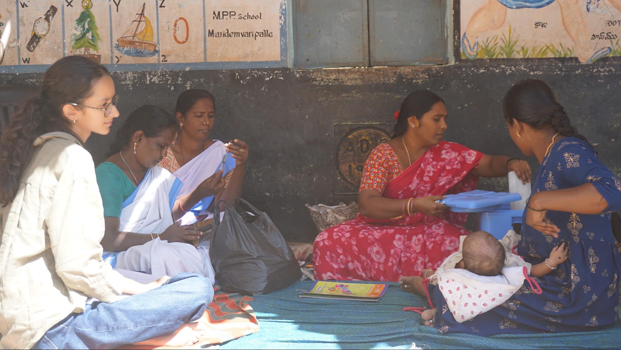 An ASHA worker detailing her work