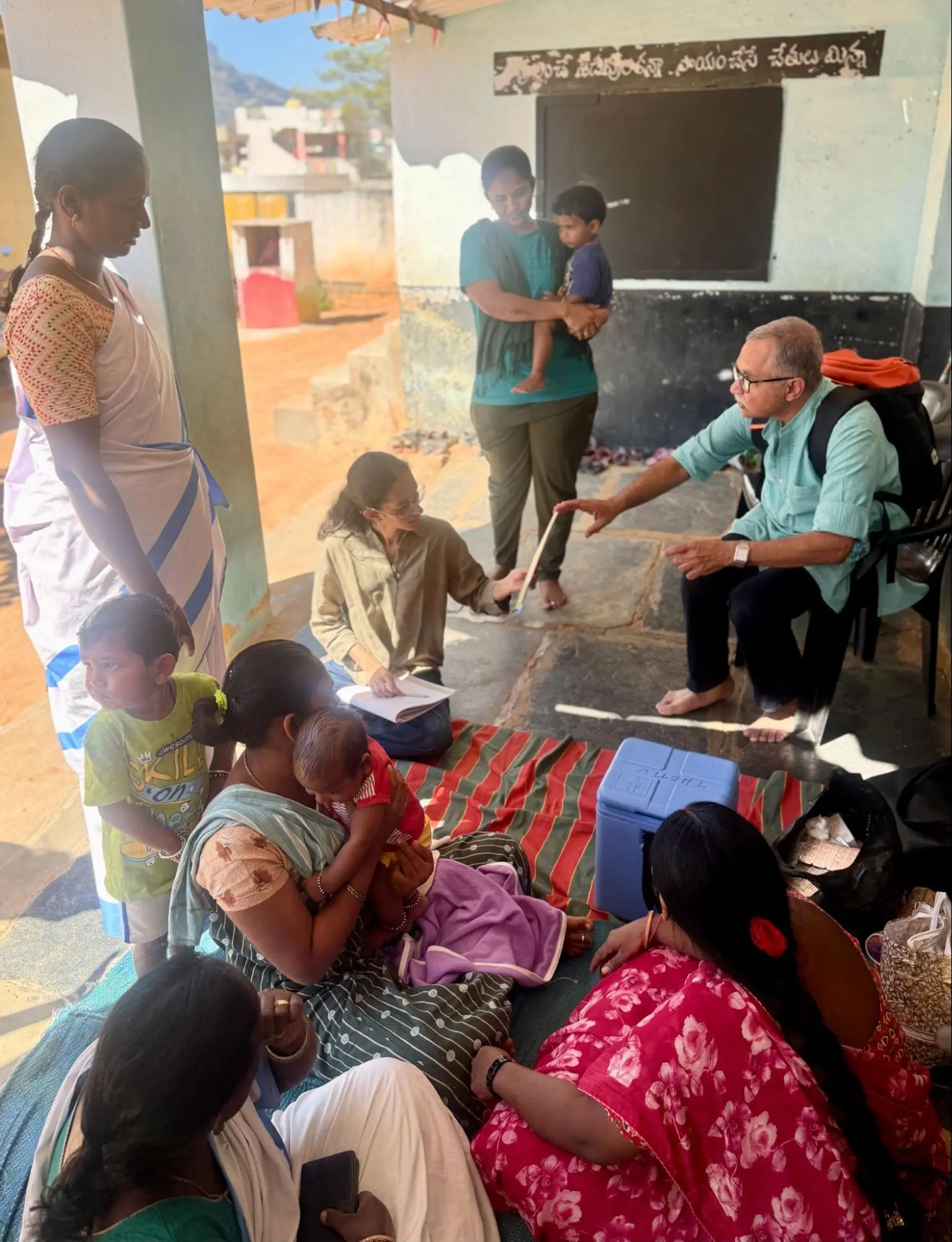 An ASHA worker detailing her work