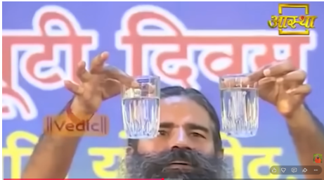 Baba Ramdev's betadine experiment