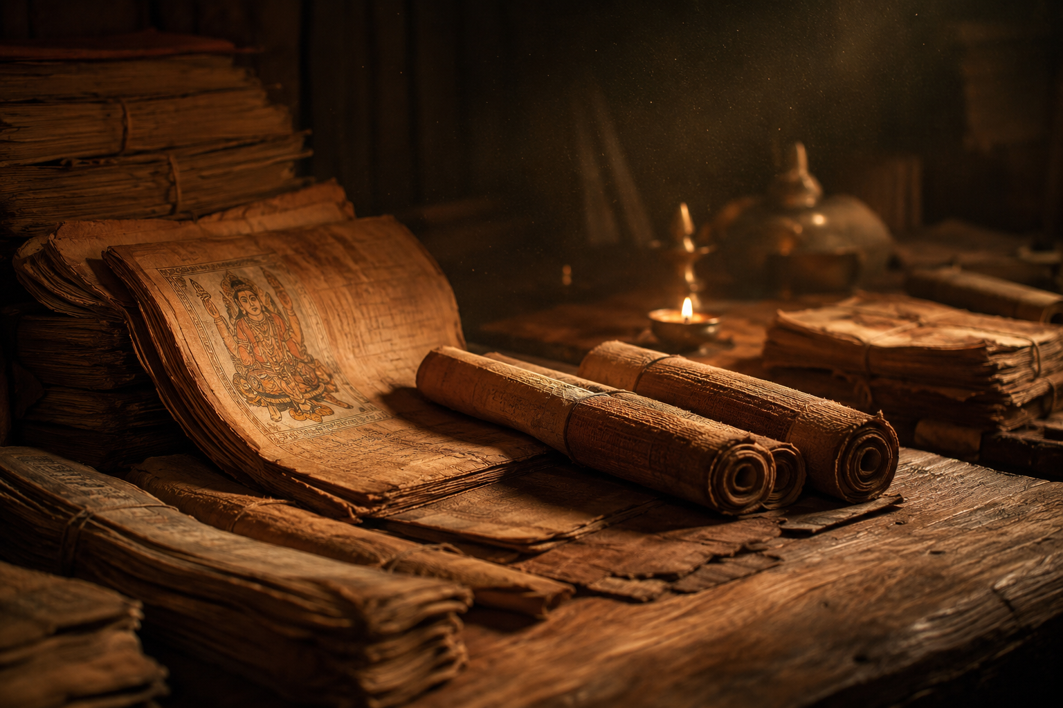 Old books and manuscripts