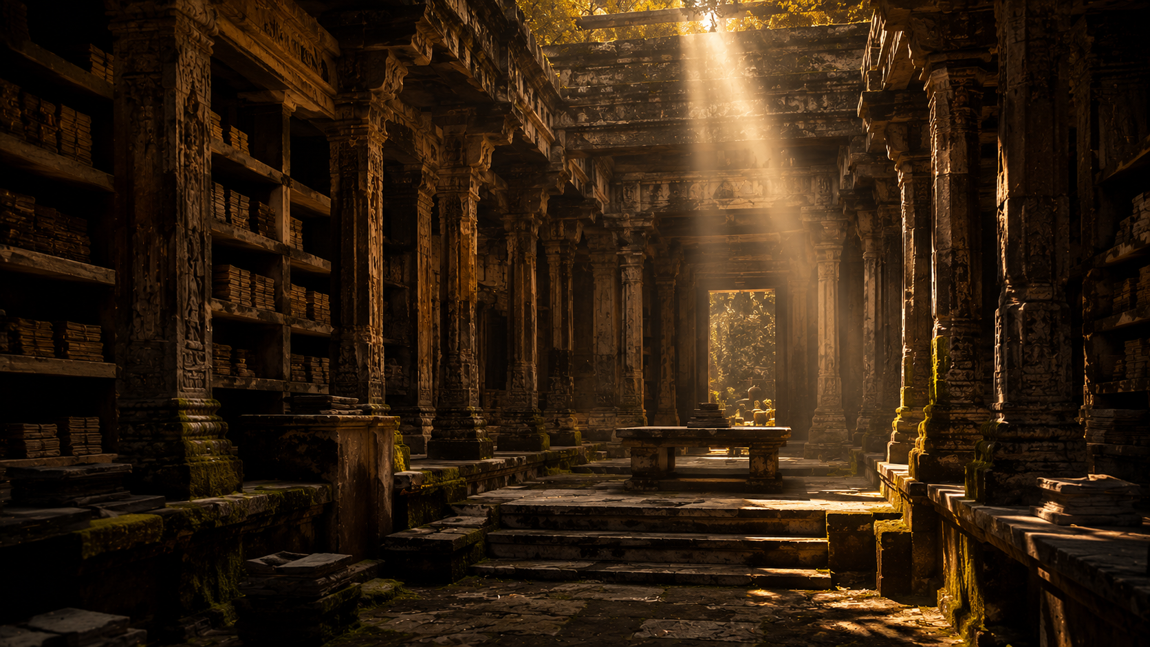 Ancient Indian library